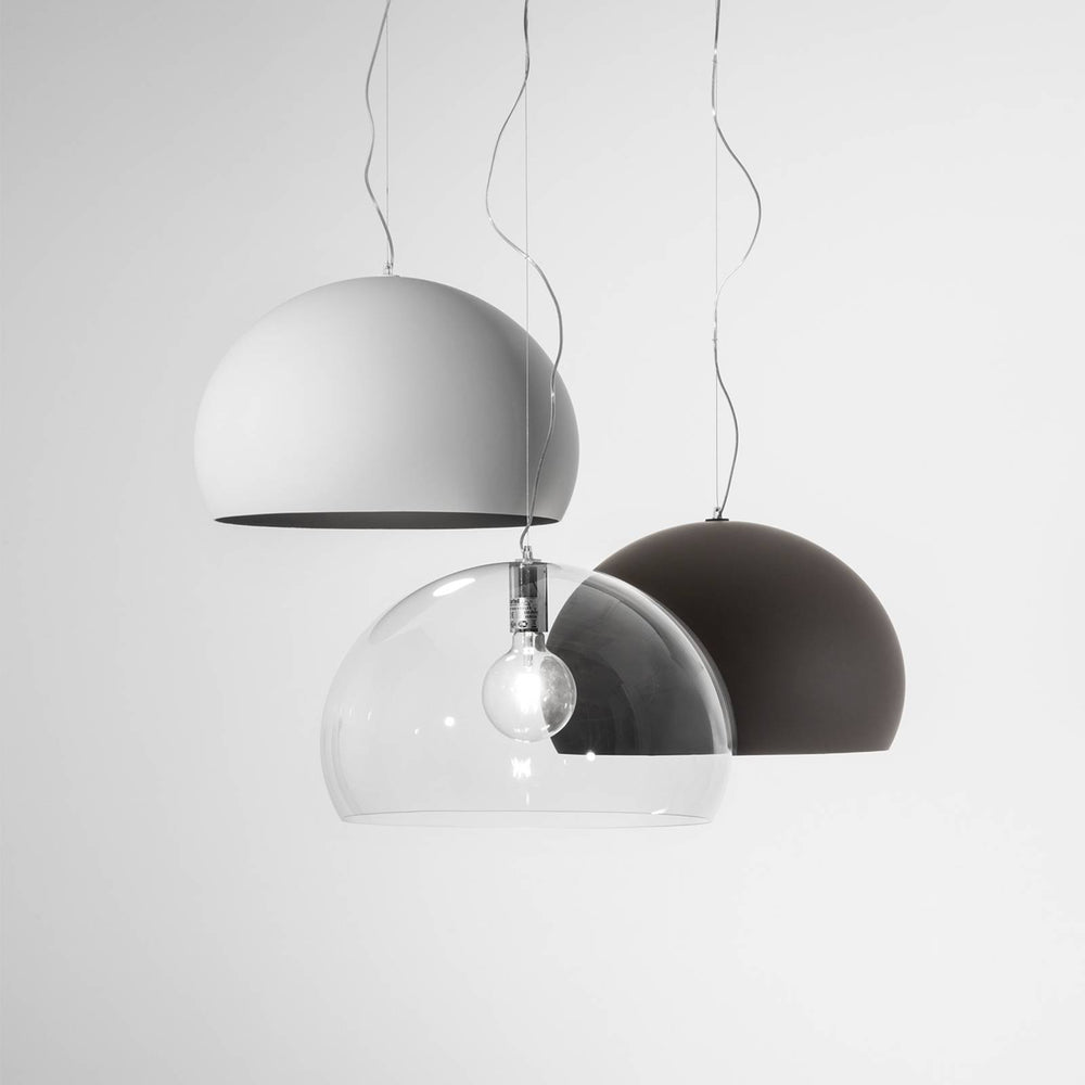 Kartell FL/Y - LED-Pendellampe, braun matt