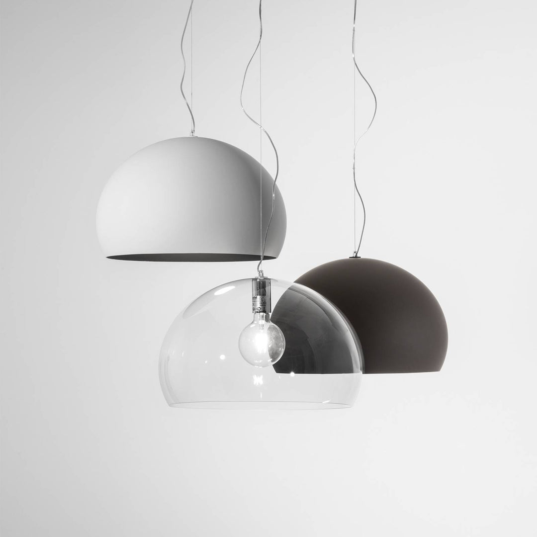 Kartell FL/Y - LED-Pendellampe, braun matt