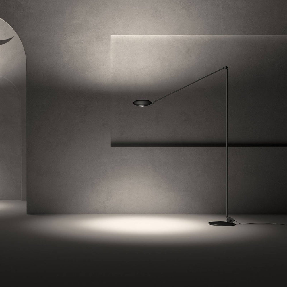 Lumina Elle LED-Stehlampe Höhe200cm 3.000K schwarz