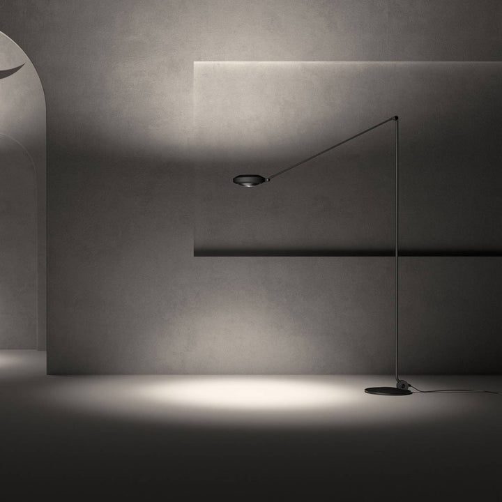 Lumina Elle LED-Stehlampe Höhe200cm 3.000K schwarz