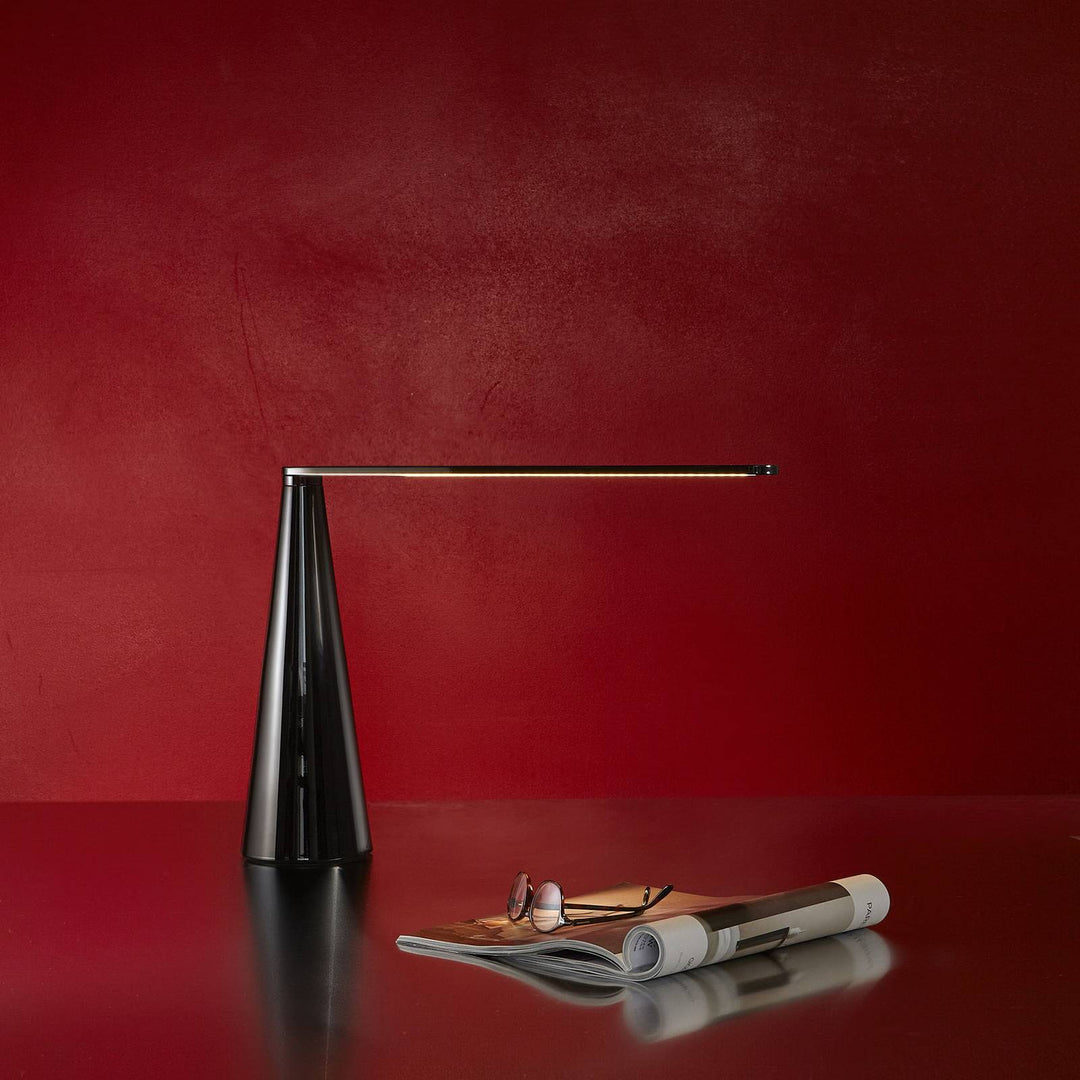Martinelli Luce Elica LED-Tischlampe, schwarz