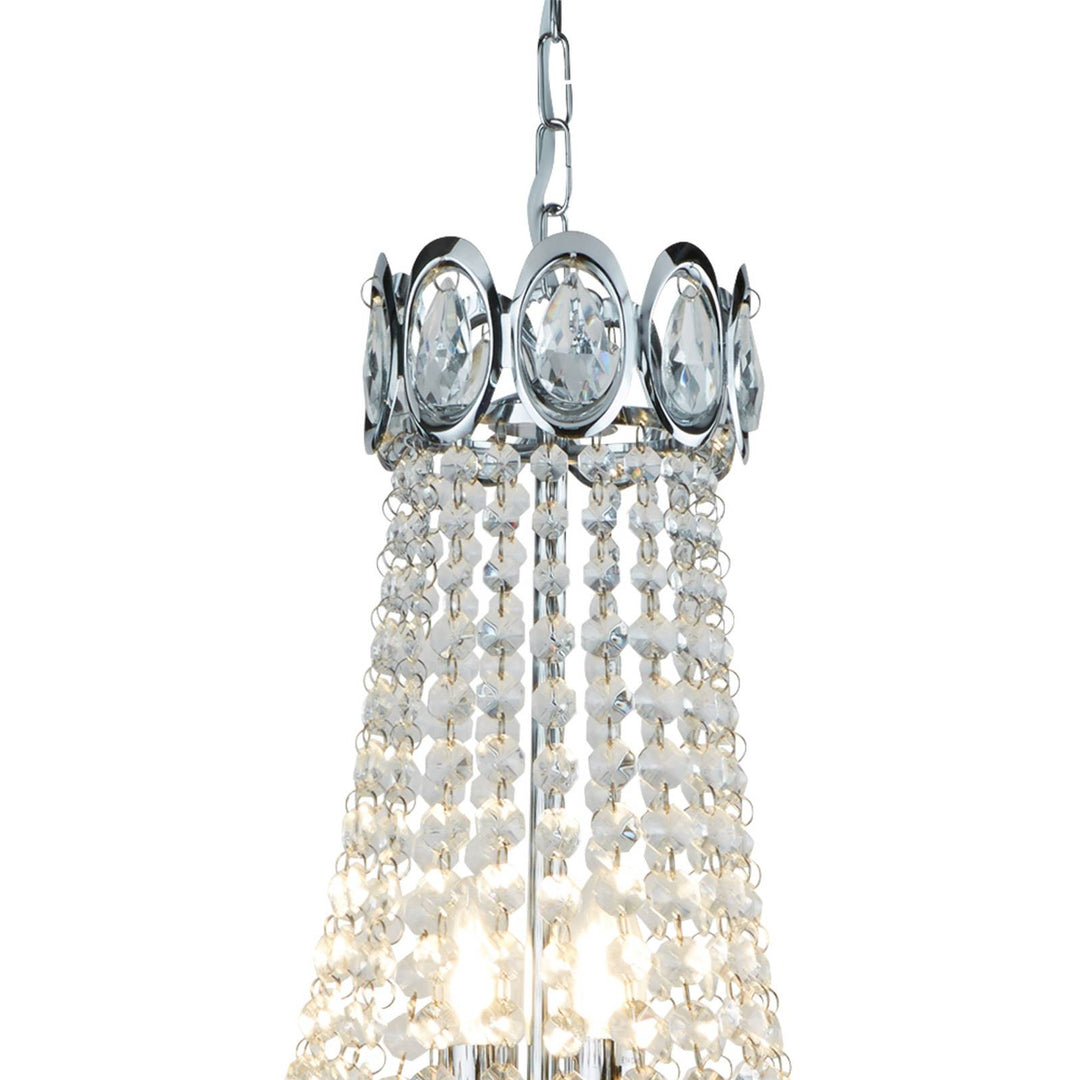 Kronleuchter Limoges mit Glasperlenbehang