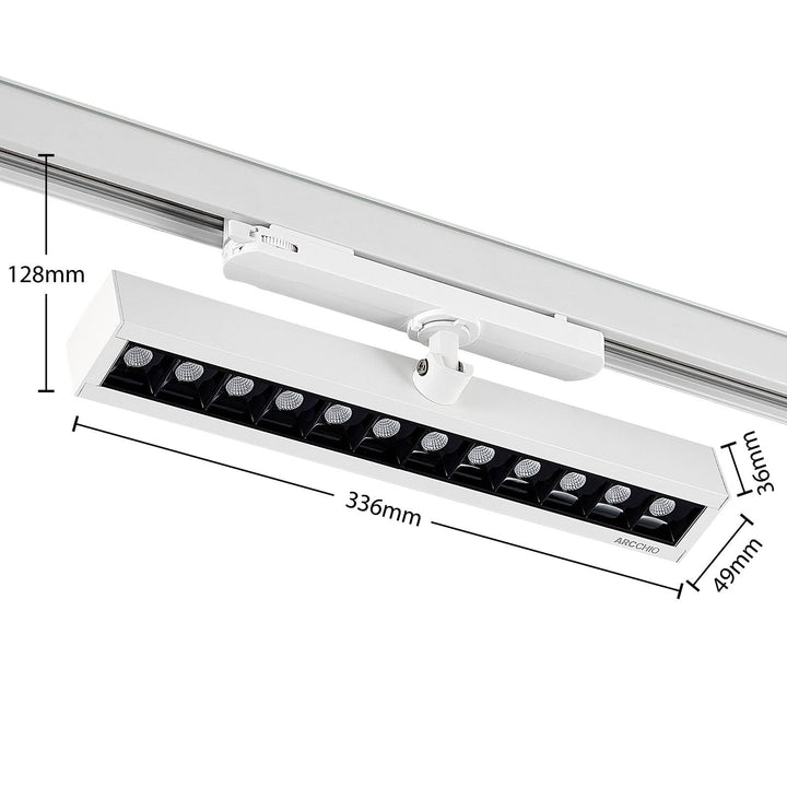 Arcchio Millay LED-Schienenstrahler weiß 3000K