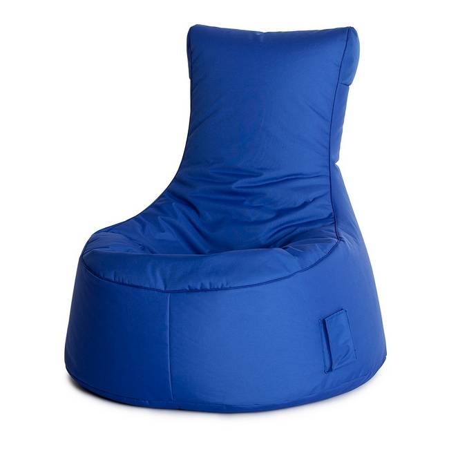 Sitzsack Scuba Swing Blau Polystyrol Füllung Bezug: 100% Polyester 90 x 95 x 65cm
