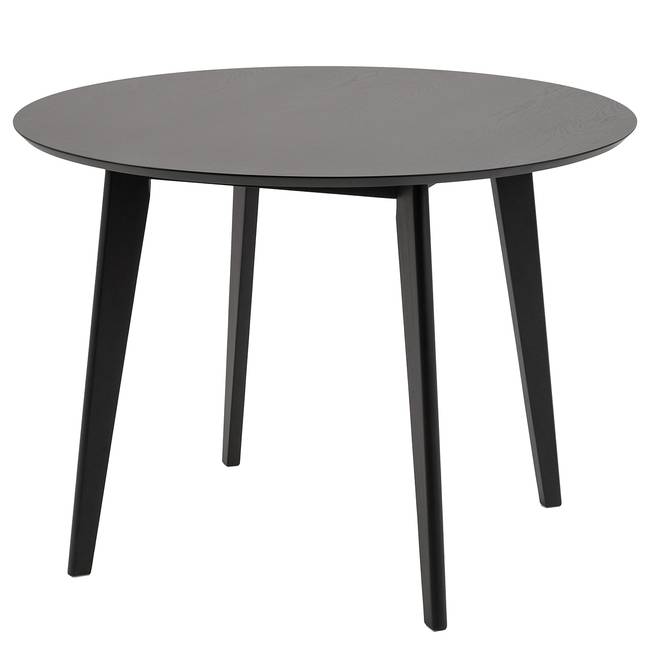 Esstisch Ø 105cm Schwarz/Eiche Schwarz