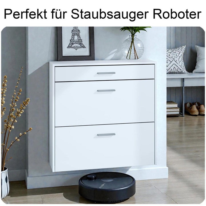 InnoFurn Hängender-Schuhschrank, Grau, Holzwerkstoff, 8