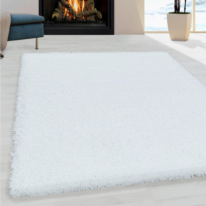 Ayyildiz Läufer Sydney 3000 weiß, Weiß, Textil, Uni, r