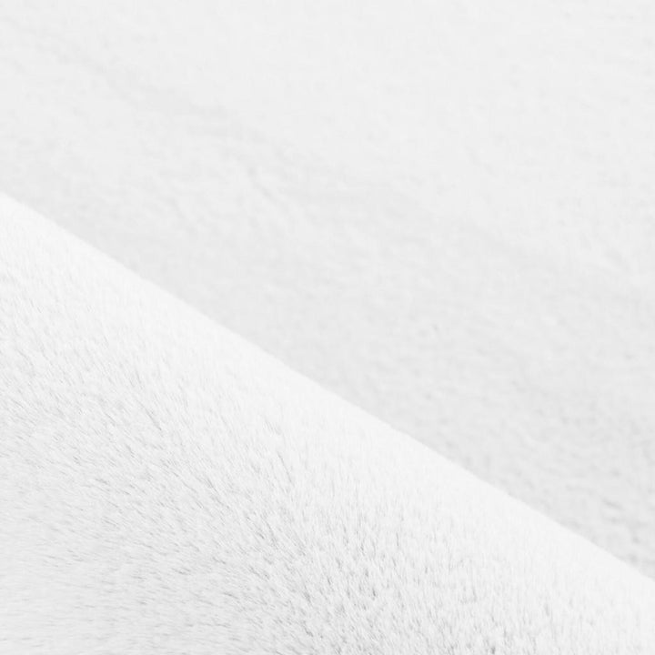 Ayyildiz Läufer Pouffy, Weiß, Textil, Uni, rechteckig,