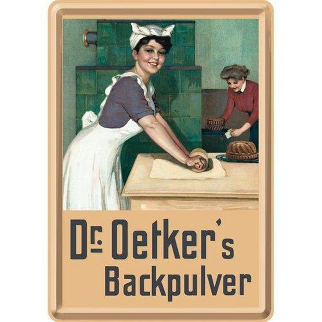 Nostalgic-Art Miniblechschild, Mehrfarbig, Metall, Rech