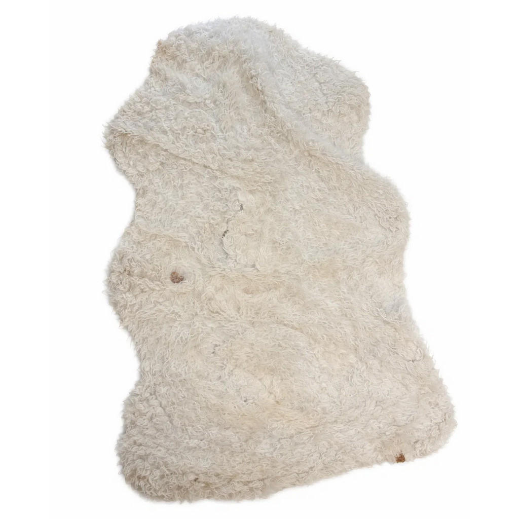 Provellus Schaffell, Creme, Beige, Fell, 30x55 cm, Tepp
