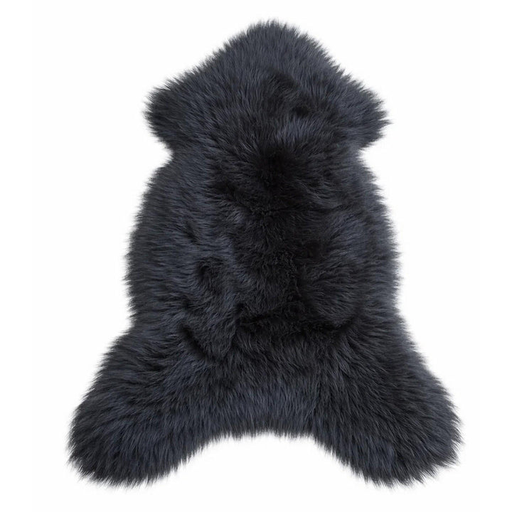 Provellus Schaffell, Schwarz, Fell, 75x135 cm, Teppiche