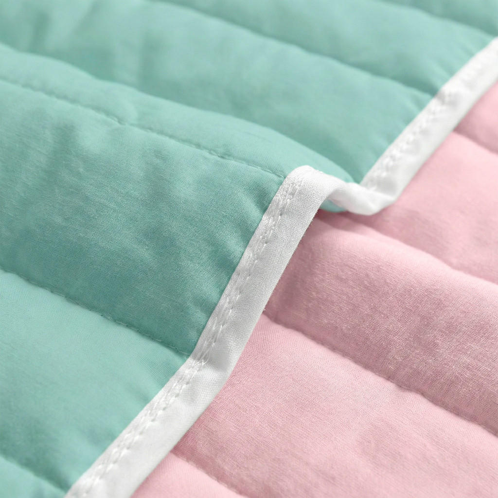 Happy Friday Tagesdecke, Mintgrün, Textil, Grafikmuster
